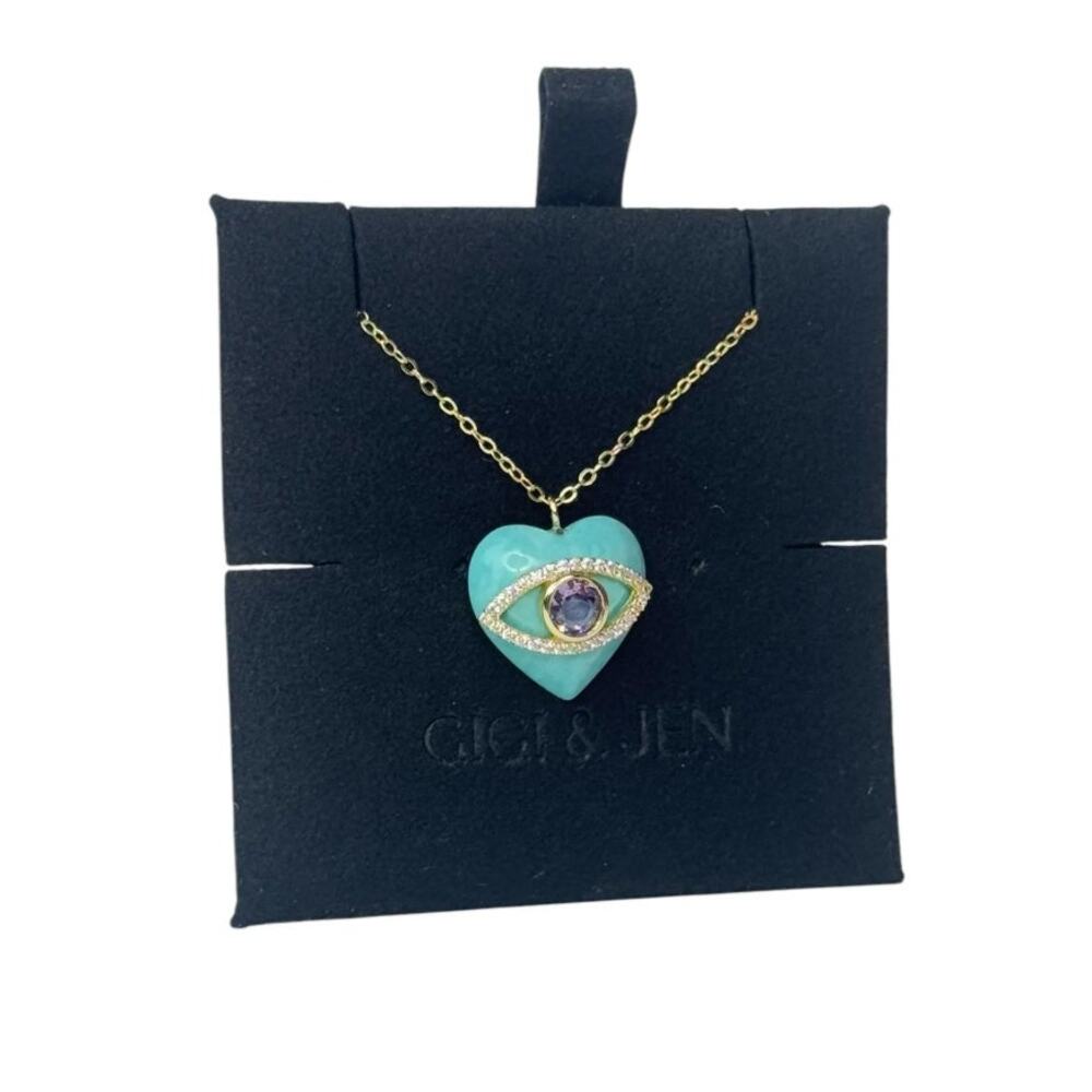 Harper Women's Turquoise Evil Eye Necklace